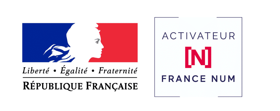 Logos République Française et France Num