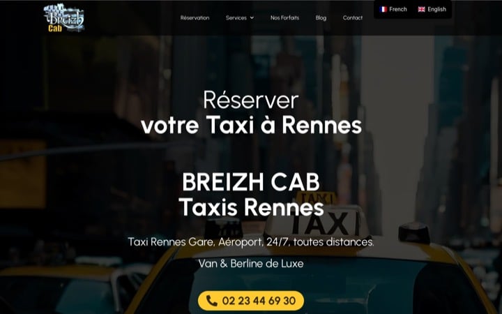 Site de Breizh Cab