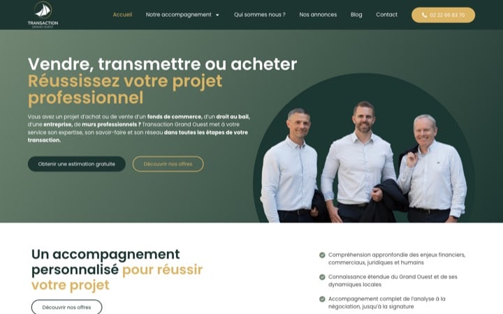 Site de Transaction Grand Ouest